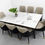 Thumbnail: Set Dining table+8 chairs