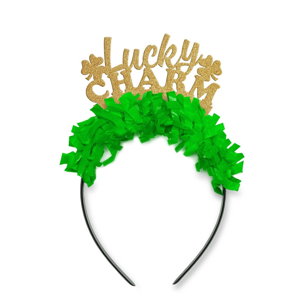 Lucky Charm St. Patricks Day Party Headband Crown