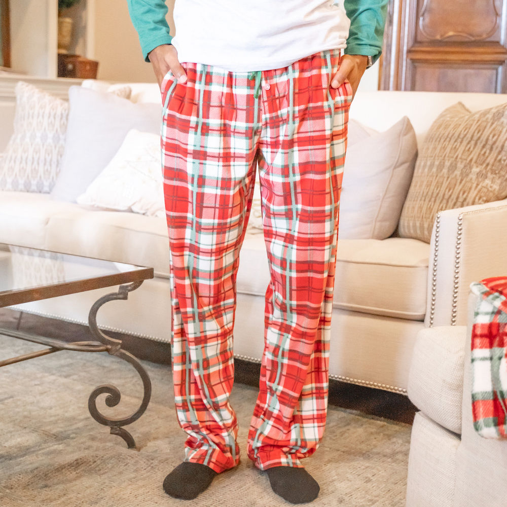Men's Alpine Plaid Flannel Sleep Pants