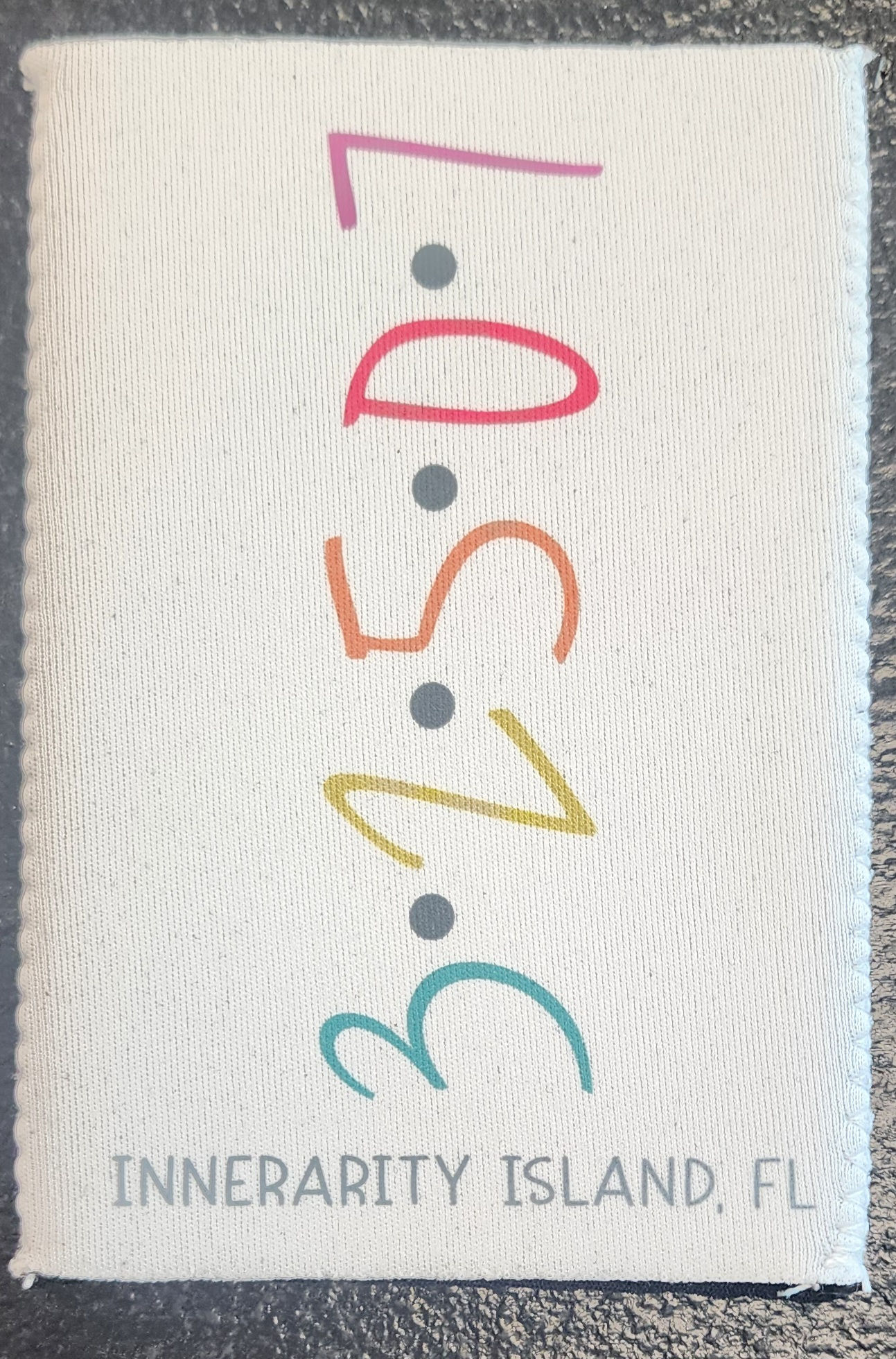 Innerarity Island Zip Code Dots Koozie