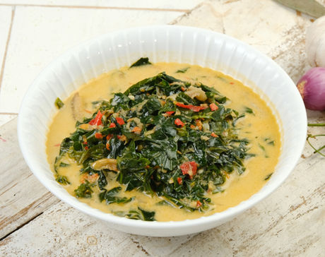 Coconut Curry Collard Greens