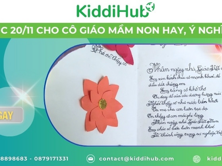 Lời chúc 20/11 cho cô giáo mầm non hay, ý nghĩa nhất