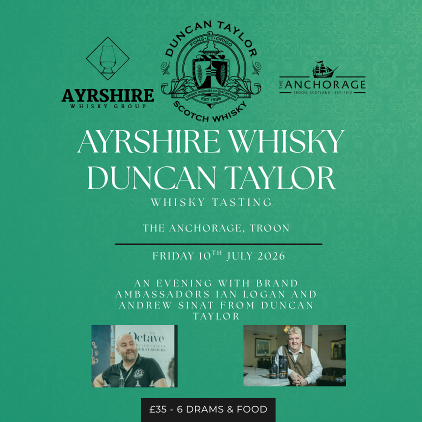 Ayrshire Whisky / Duncan Taylor Whisky Tasting with Ian Logan & Andrew Sinat