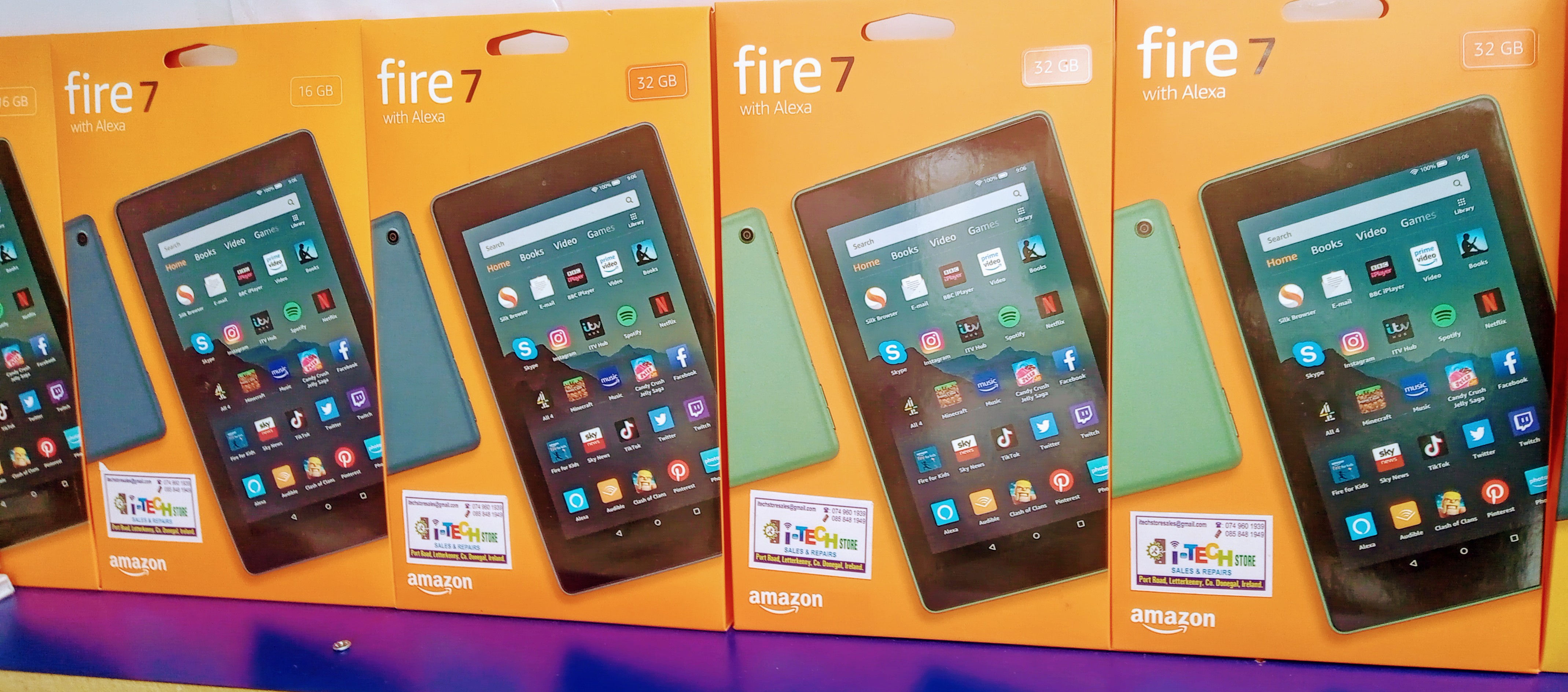 Amazon Fire 7" 16gb