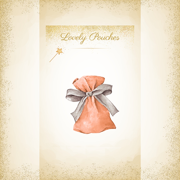 Tote Bags, Pouches & Coin Purses category cover featuring a soft fairytale illustration for handmade crochet bags and accessories