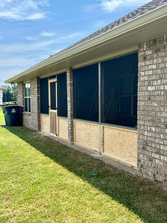 Screened porch
