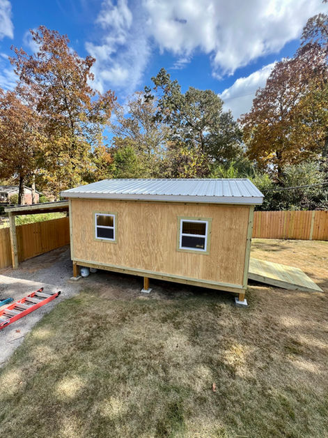 Custom storage shed