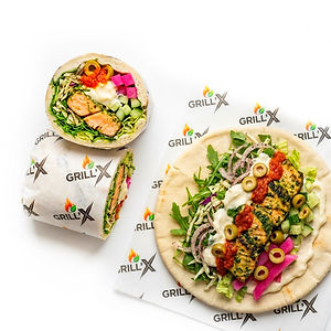 CHARMOULA SALMON WRAPS
