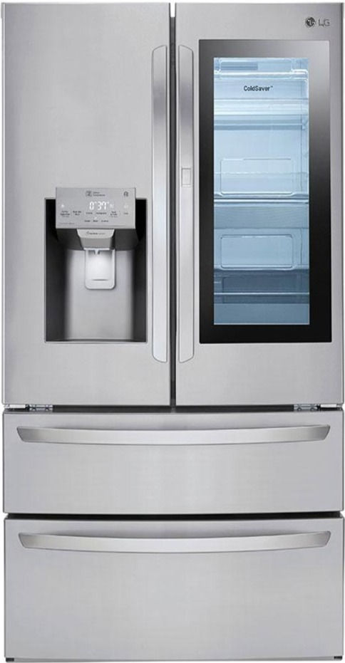 LG 28 cu. ft. 4-Door Smart Refrigerator w/ InstaView Door-in-Door LMXS28596S