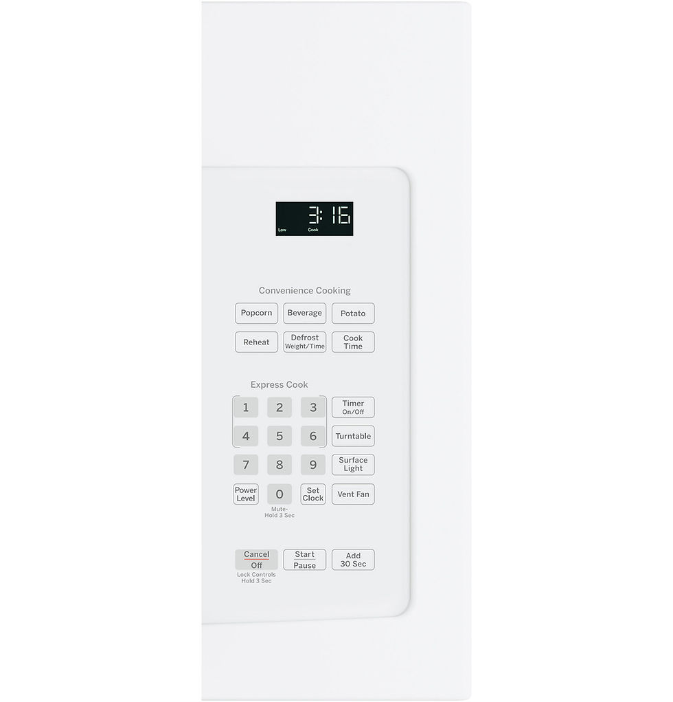 Thumbnail: GE 1.6 cu. ft. Over-the-Range Microwave JNM3163DJWW