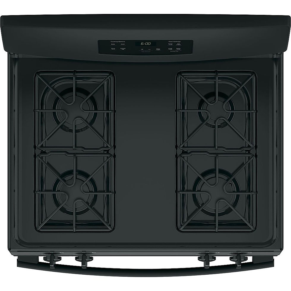 Thumbnail: GE 30 in. 4.8 cu. ft. Freestanding Gas Range in Black JGBS60DEKBB
