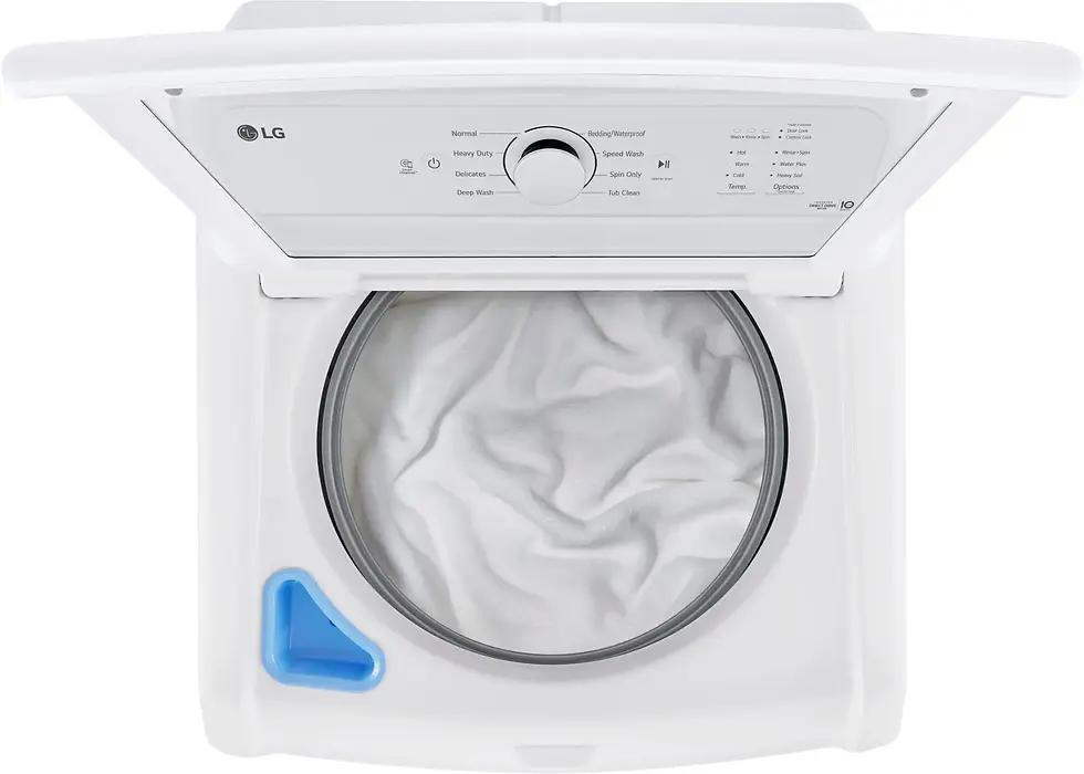 Thumbnail: LG 4.3 cu. ft. Top Load Washer with True Balance Anti-Vibration WT6100CW