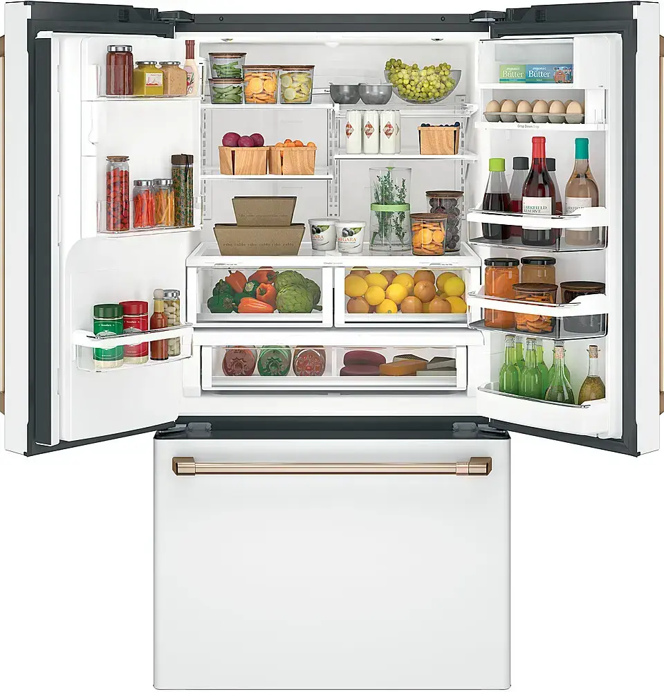 Thumbnail: Cafe 27.8 cu. ft. French Door Refrigerator with Hot Water Dispenser CFE28TP4MW2