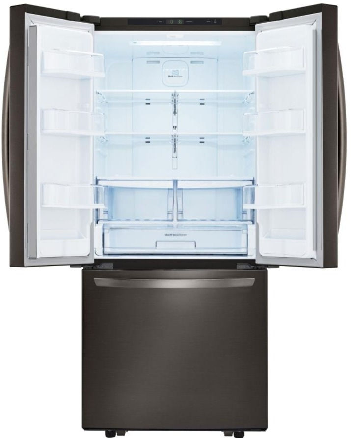 Thumbnail: LG 30 in. W 22 cu. ft. French Door Refrigerator with Ice Maker LFCS22520D