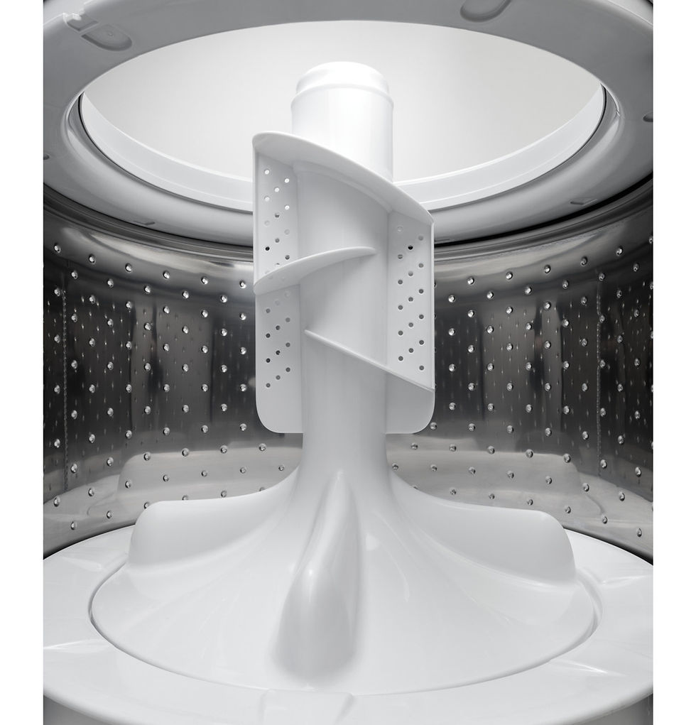 Thumbnail: GE 3.8 cu. ft. Capacity Top Load Washer w/Agitator GTW220ACKWW