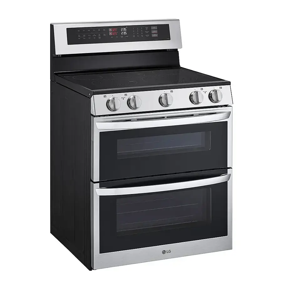 Thumbnail: LG 7.3 cu. ft. Electric Double Oven Range with ProBake Convection LDEL7324SE