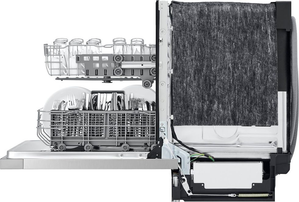 Thumbnail: LG Front Control Dishwasher with Dynamic Dry in Graphite Steel LDFC2423V