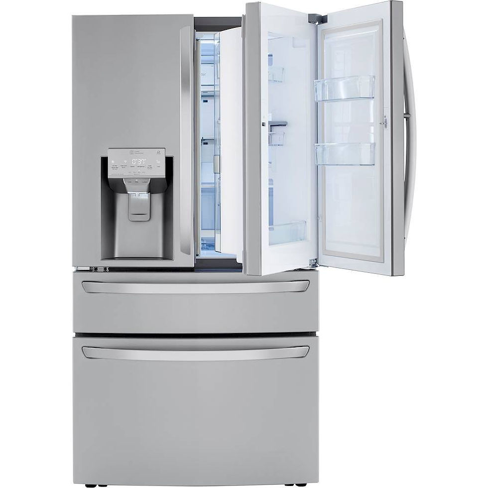 Thumbnail: LG 30 cu. ft. Full-Convert Drawer French Door Refrigerator LRMDS3006S