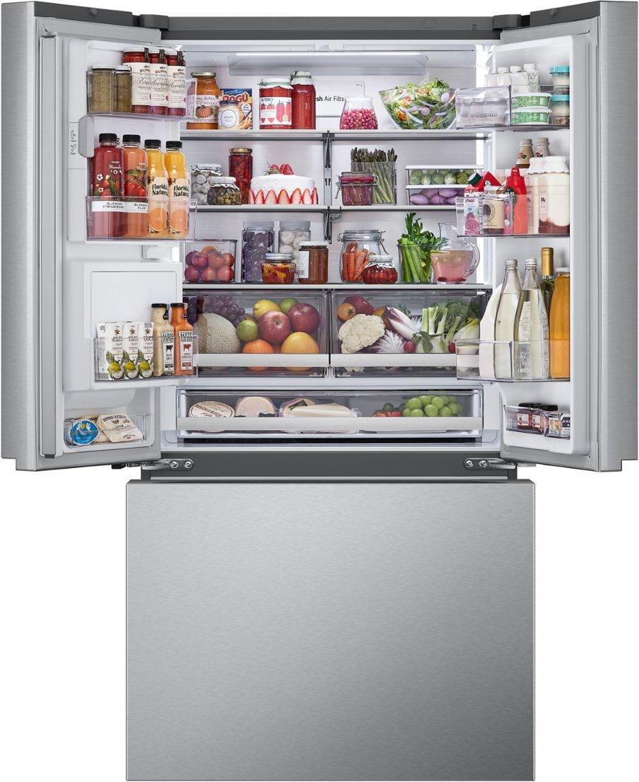 Thumbnail: LG 26 cu. ft. Counter-Depth MAX Smart Refrigerator with Quad Ice LRYXC2606S