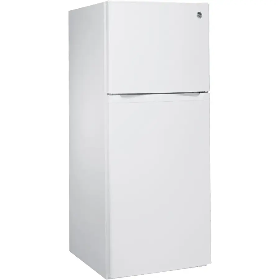 Thumbnail: GE 11.6 cu. ft. Top Freezer Refrigerator GPE12FGKWW