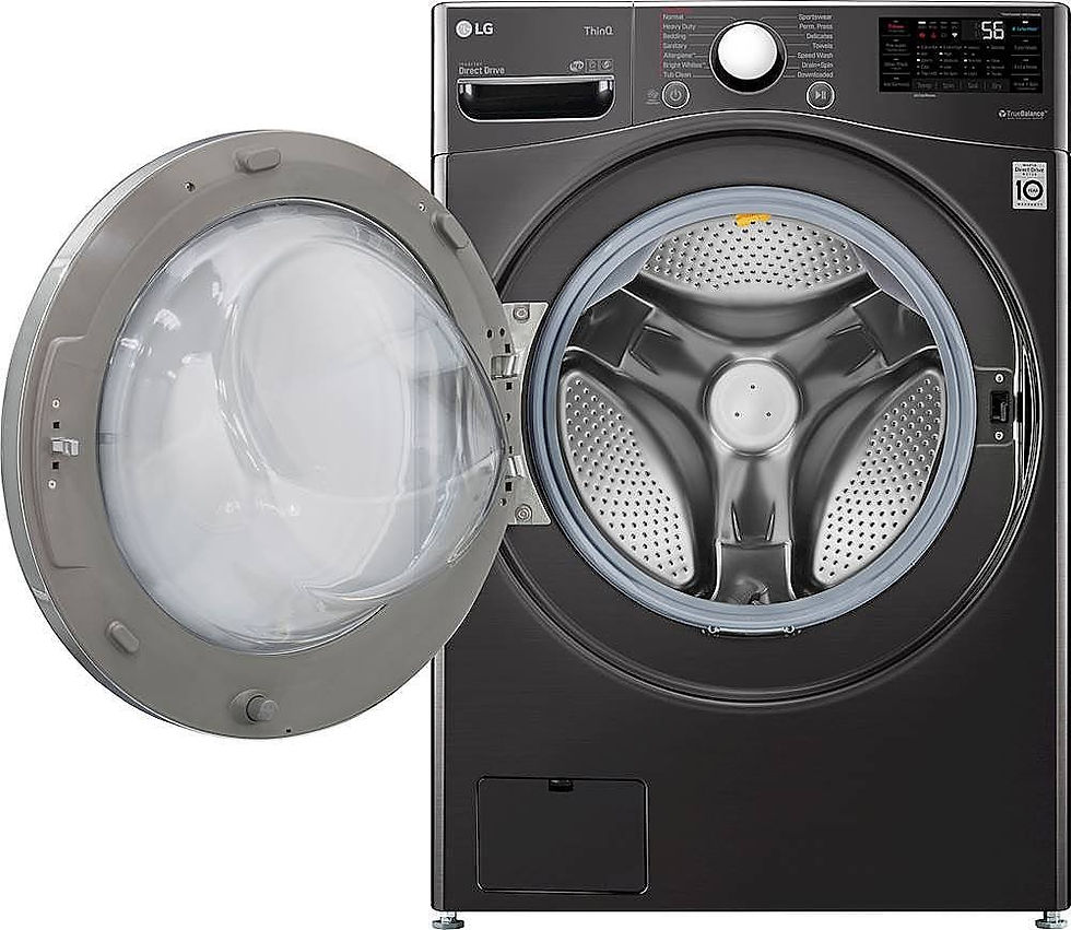 Thumbnail: LG 4.5 cu. ft. All-in-One Washer Dryer Combo with Steam & TurboWash WM3998HBA