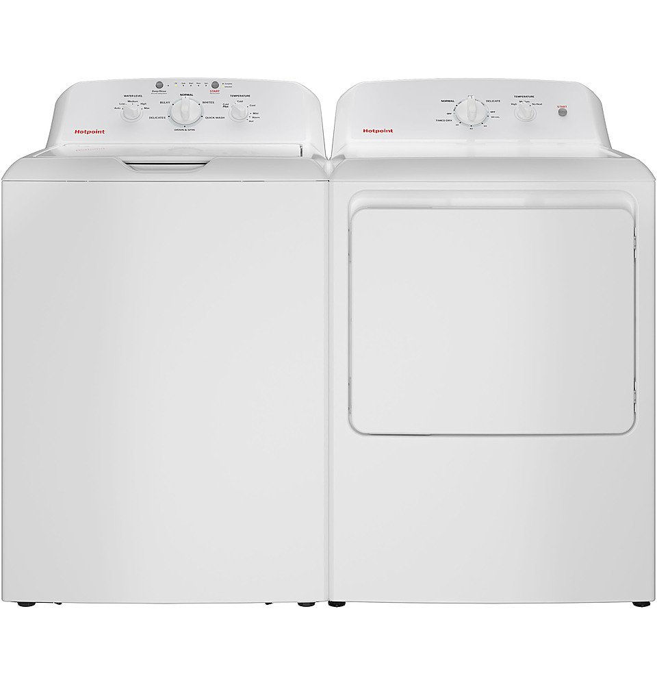 Thumbnail: Hotpoint 6.2 cu. ft. Vented Electric Dryer with Auto Dry HTX26EASWWW