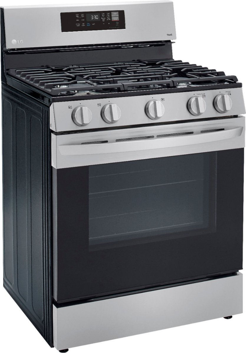 Thumbnail: LG 5.8 cu. ft. Smart Convection Gas Single Oven Range with AirFry LRGL5823S