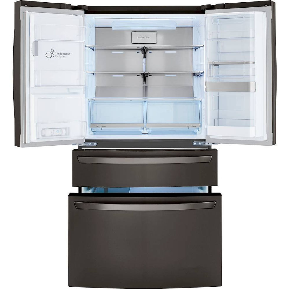 Thumbnail: LG 30 cu. ft. Full-Convert Drawer French Door Refrigerator LRMDS3006D