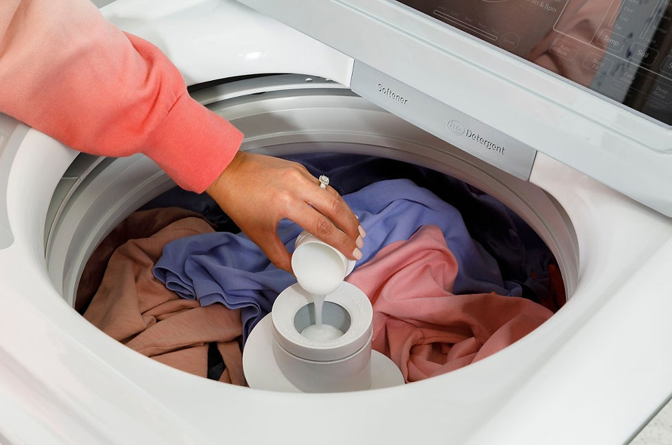 Thumbnail: GE 4.5 cu. ft. Capacity Top Load Washer with Water Level Control GTW585BSVWS