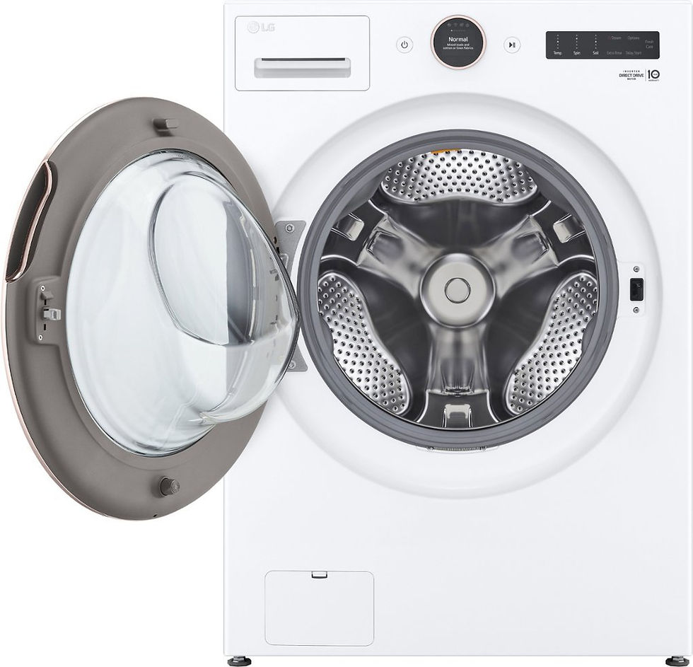 Thumbnail: LG Ultra Large Front Load Washer with TurboWash360 & TurboSteam WM6500HWA