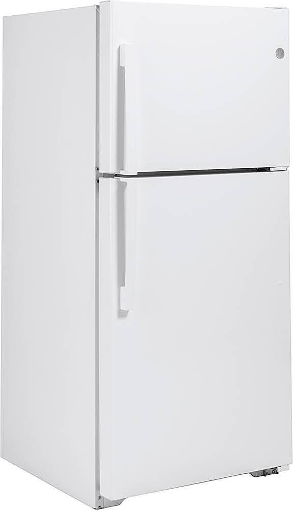Thumbnail: GE 21.9 cu. ft. Top Freezer Refrigerator in White, Garage Ready GTS22KGNRWW