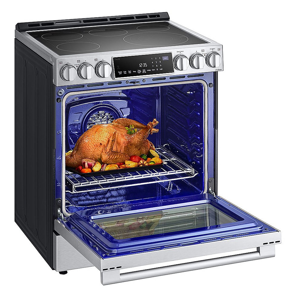 Thumbnail: LG Instaview Slide-In Electric Range LSES6338F