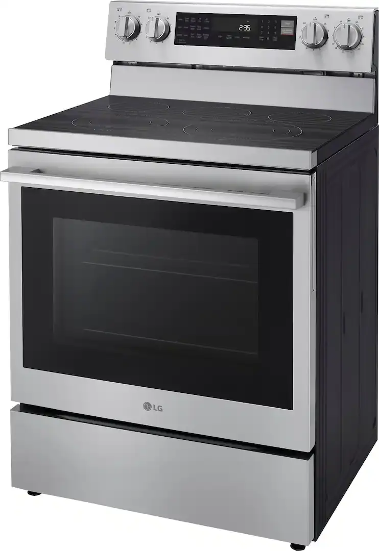 Thumbnail: LG 6.3 cu. ft. True Convection Smart Electric Range with InstaView LREN6325XE