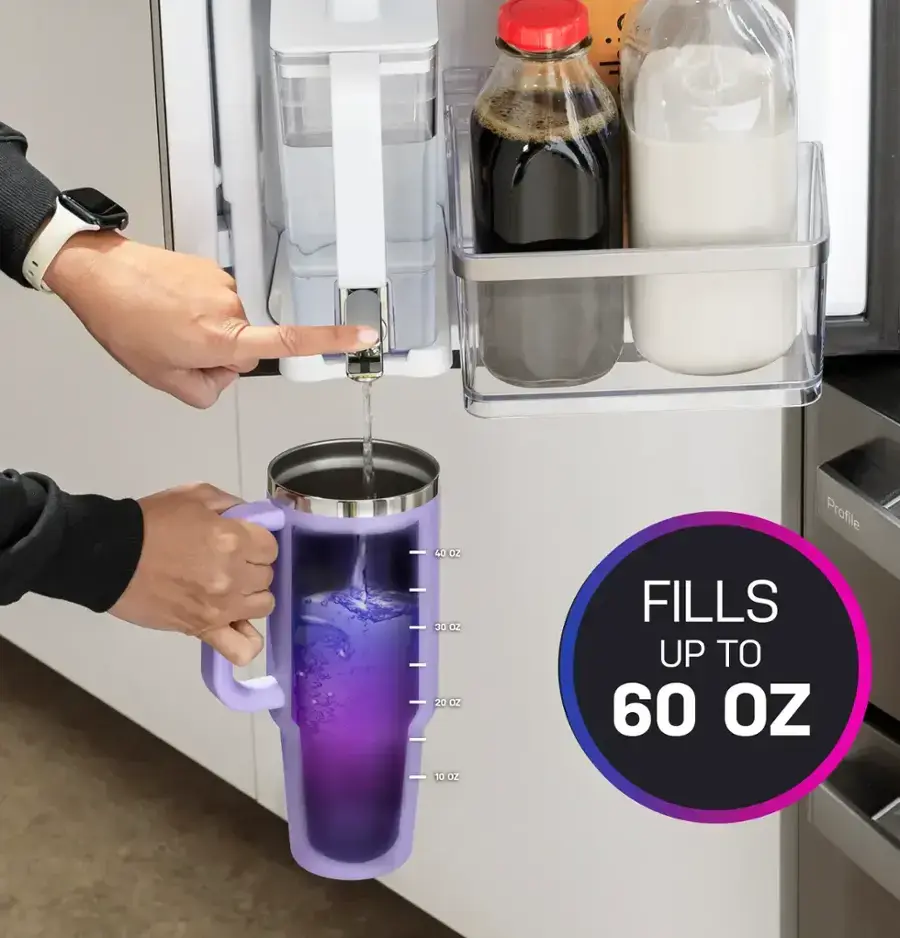 Thumbnail: Profile 28.4 cu. ft Quad Door Refrigerator with AutoFill Pitcher PAD28BYTFS