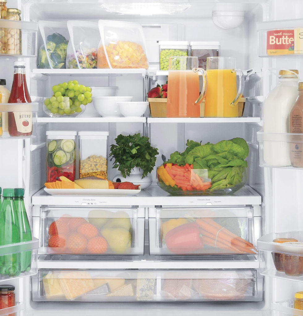 Thumbnail: GE 33" 24.7 cu. ft. Standard Depth French Door Refrigerator GNE25JGKWW