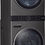 Thumbnail: LG 4.5 cu. ft. Washer 7.4 cu. ft. Dryer Washtower in Black Steel WKEX200HBA