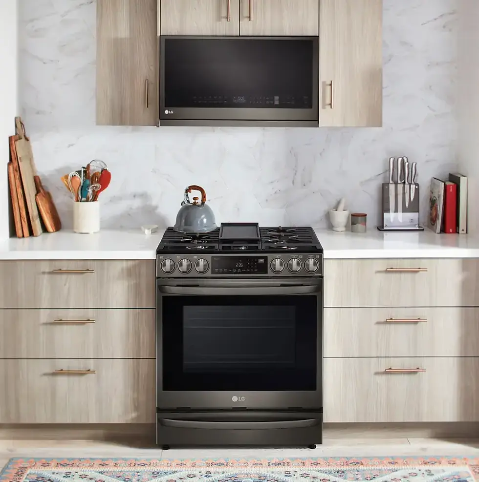 Thumbnail: LG 2.1 cu. ft. PrintProof OTR Smart Microwave with ExtendaVent MVEL2137D