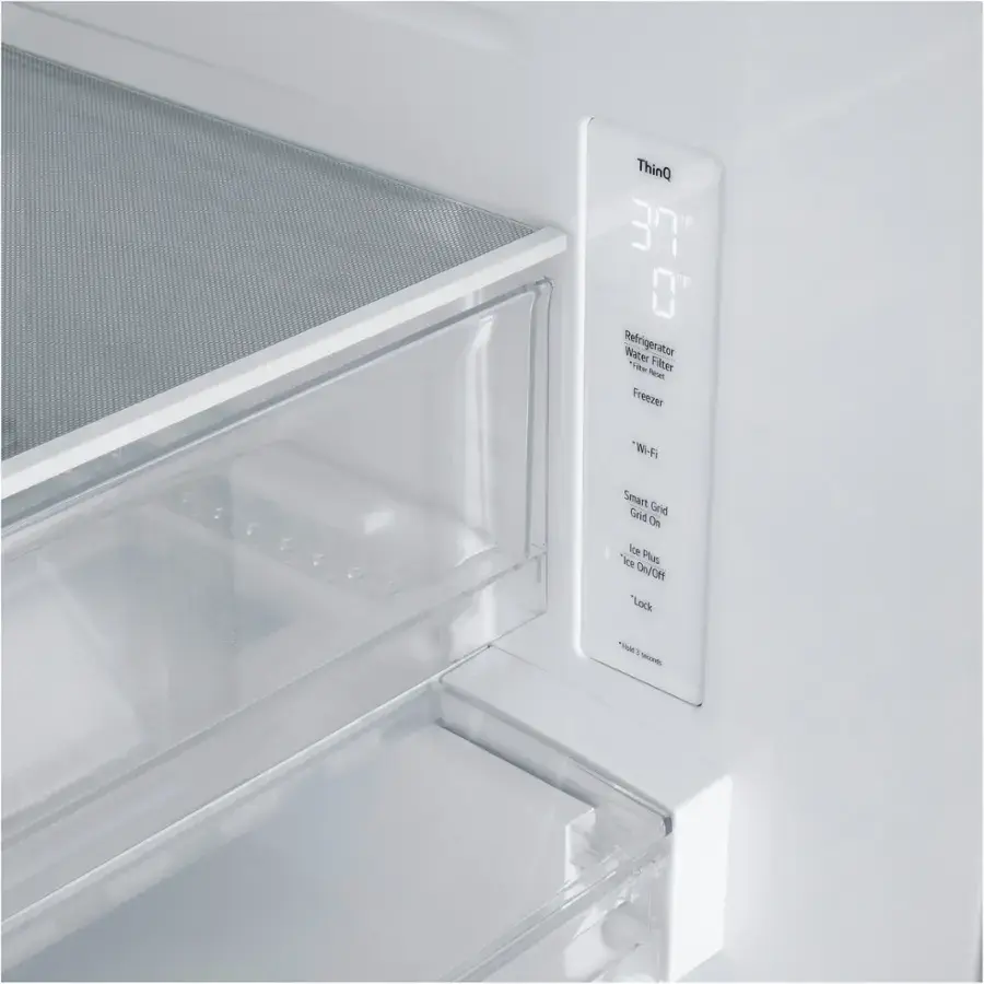 Thumbnail: LG 33" 25 cu. ft. Standard Depth French Door Refrigerator LF25H6200S