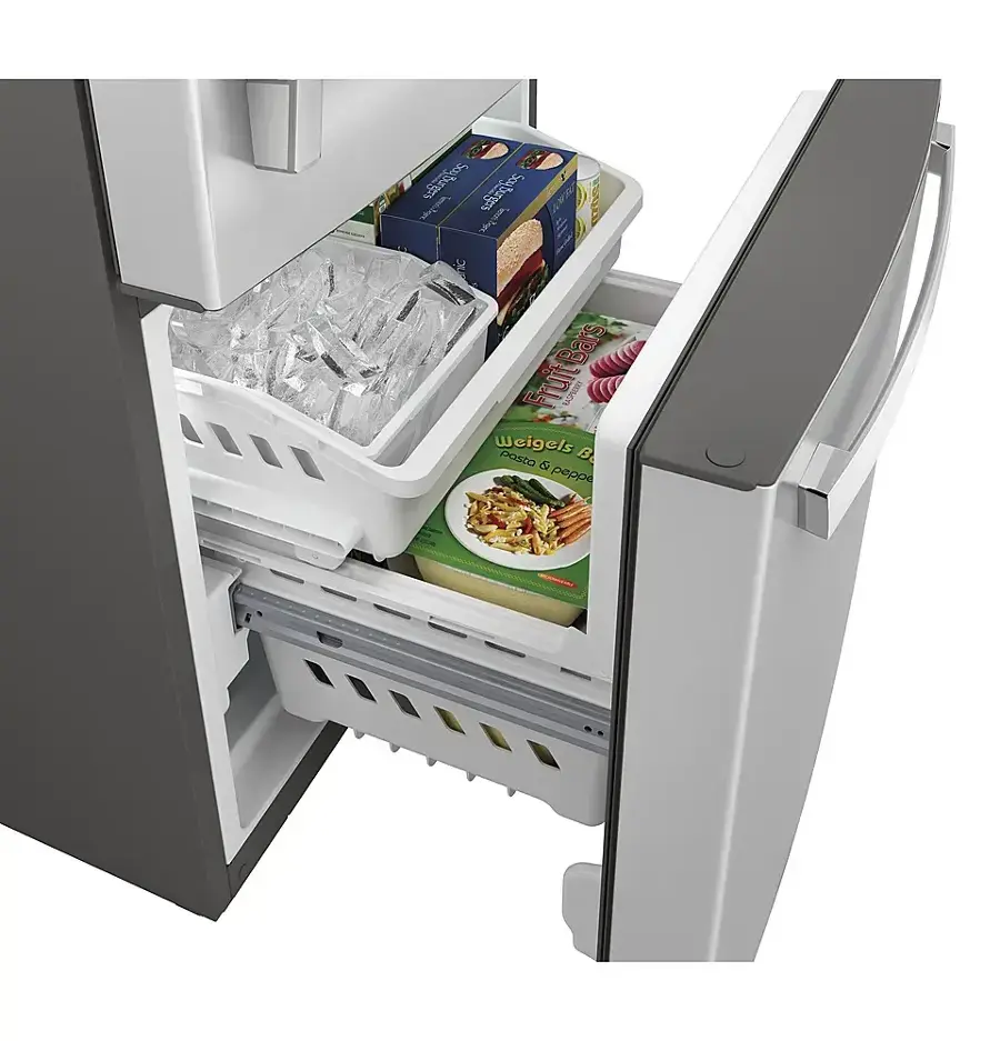 Thumbnail: GE 21.0 cu. ft. Bottom Mount Refrigerator GDE21EYKFS