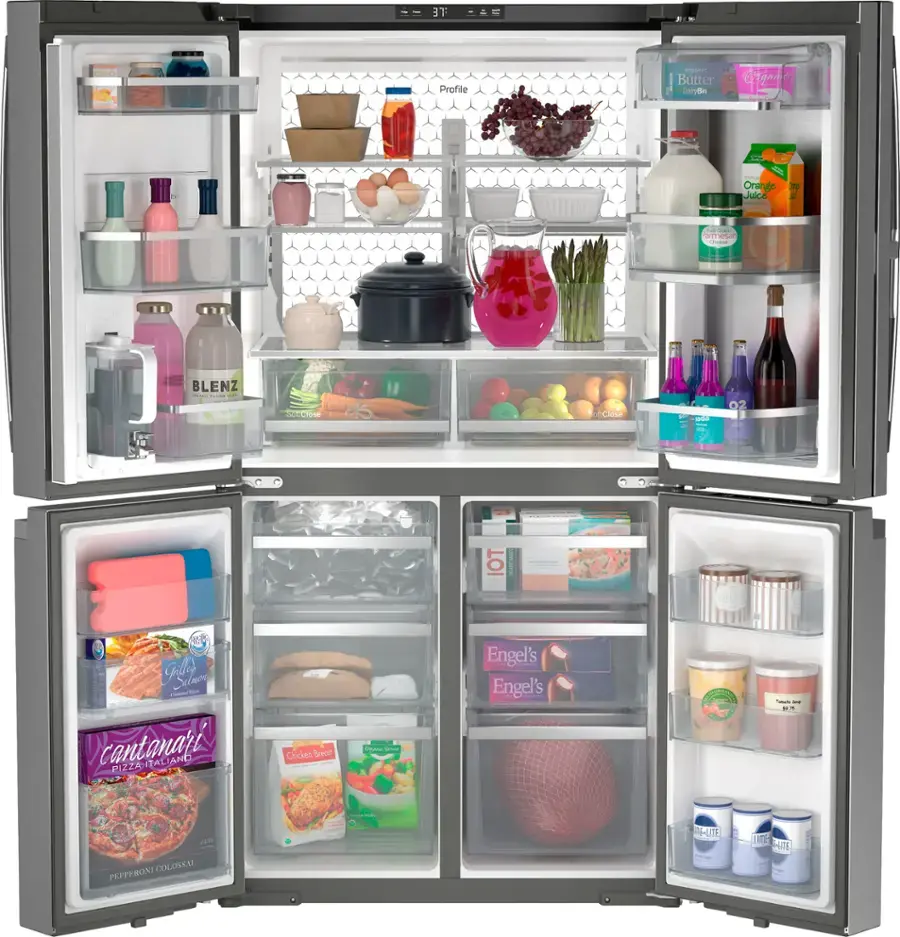 Thumbnail: Profile 28.4 cu. ft Quad Door Refrigerator with AutoFill Pitcher PAD28BYTFS