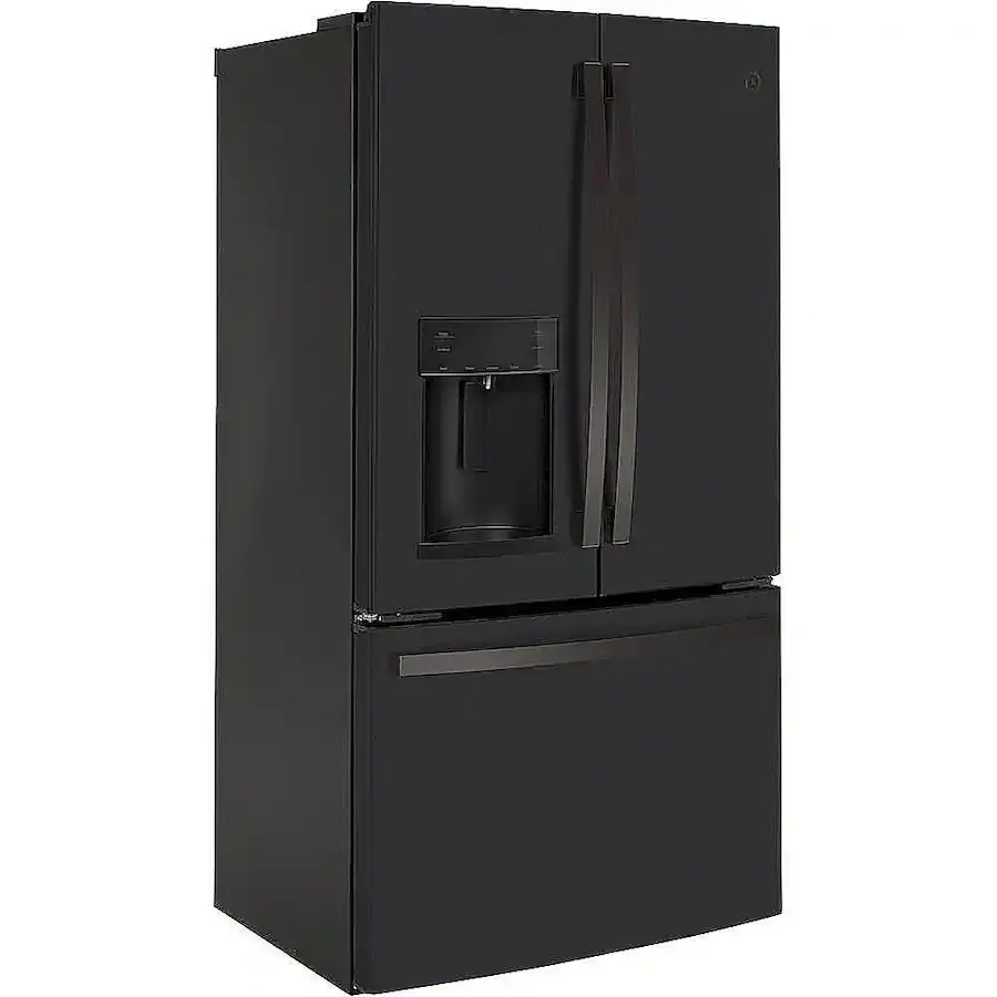Thumbnail: GE 22.1 cu. ft. Counter Depth French Door Refrigerator GYE22GENDS