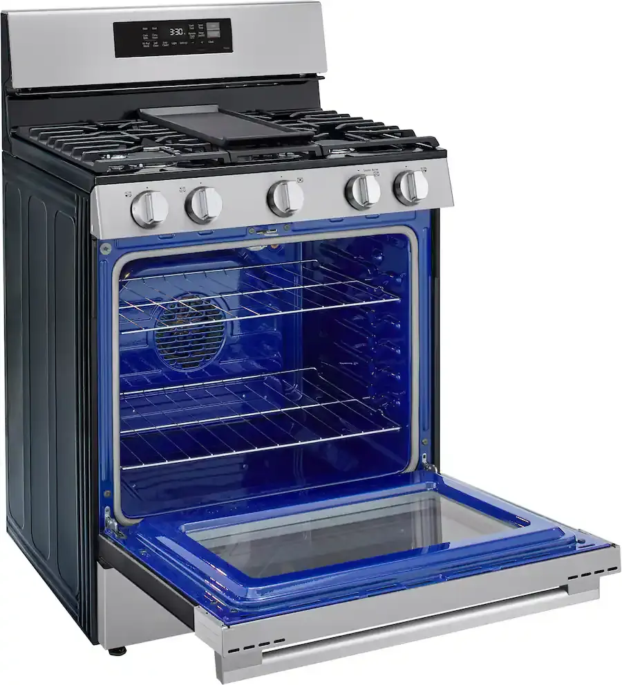 Thumbnail: LG 6.3 cu. ft. Convection Gas Range with Air Fry & Self Clean LRGN6323Y