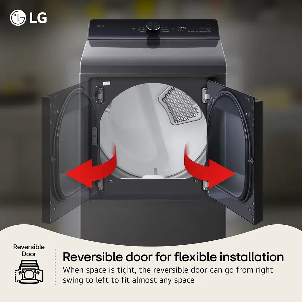 Thumbnail: LG 7.3 cu. ft. Electric Dryer with Sensor Dry DLE8200L