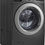 Thumbnail: LG 5.0 cu. ft Mega Capacity Stackable Front Load Washer in Middle Black WM3470CM