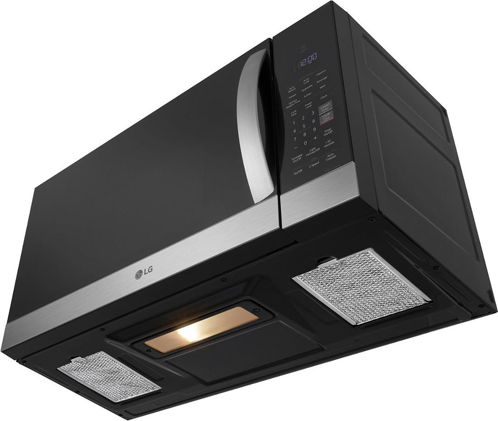 Thumbnail: LG 1.7 cu. ft. 30 in. Width Over-the-Range Microwave with EasyClean MVEM1721F