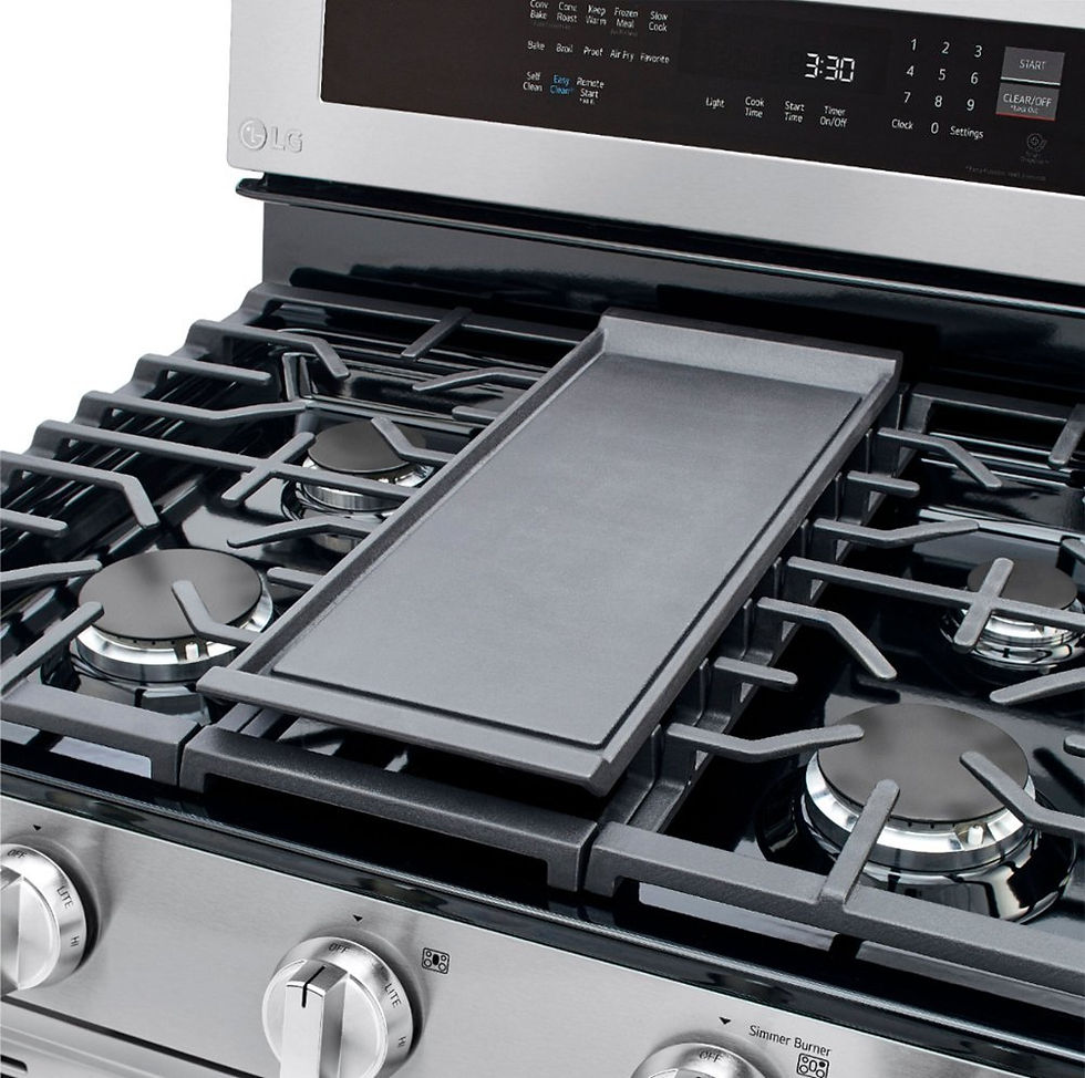 Thumbnail: LG 5.8 cu. ft. Smart Wi-Fi Enabled True Convection InstaView Gas Range LRGL5825F
