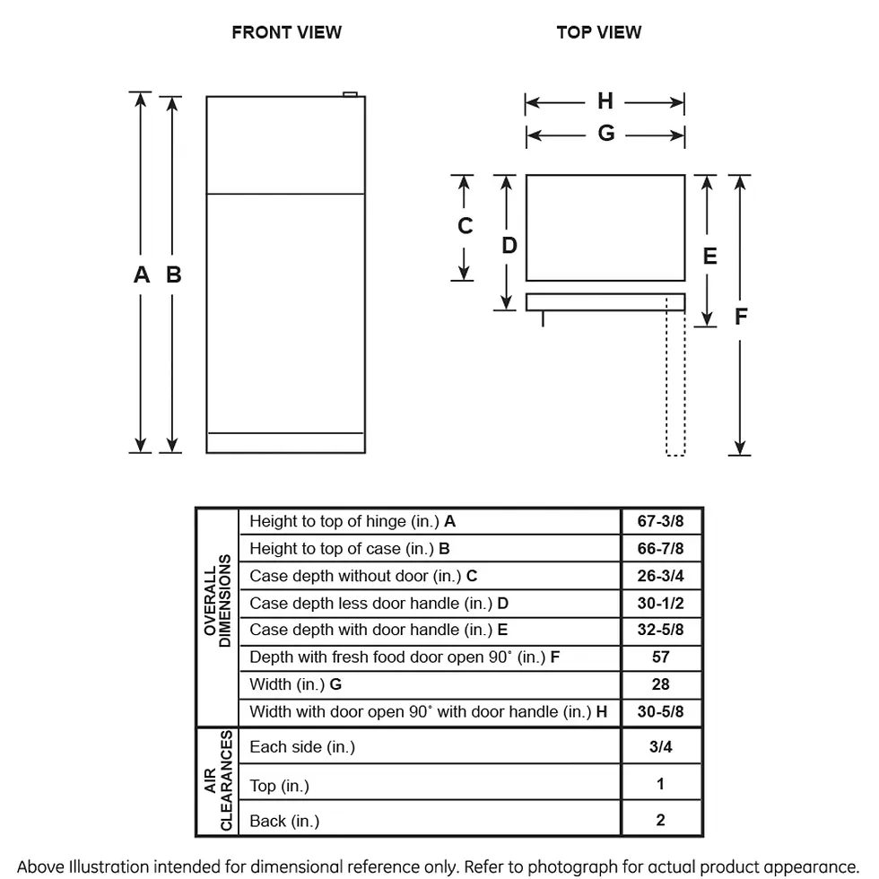 Thumbnail: GE 17.5 cu. ft. Top Mount Refrigerator in White GTS18HGNRWW