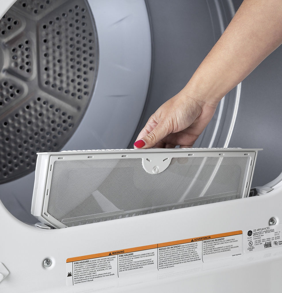 Thumbnail: GE 6.2 cu. ft. Aluminized Alloy Drum Electric Dryer GTX22EASKWW