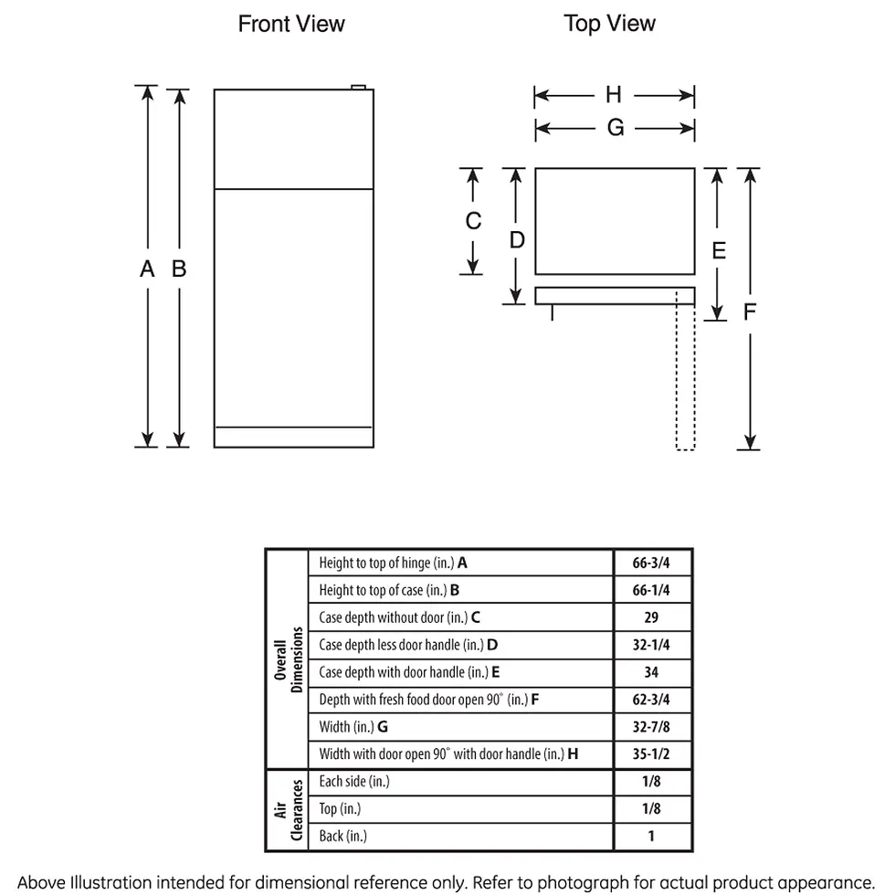 Thumbnail: GE 21.1 cu. ft. Top Mount Refrigerator in Black GIE21GTHBB