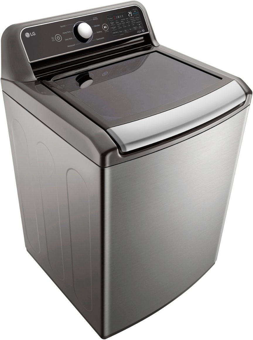 Thumbnail: LG 5.5 cu. ft. High Efficiency Smart Top Load Washer with TurboWash WT7400CV